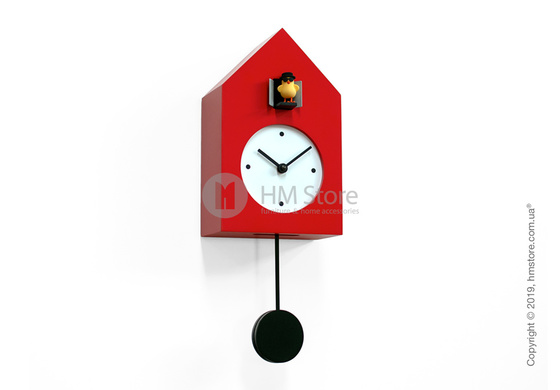 Часы настенные Progetti Freebird Badass Wall Clock, Red