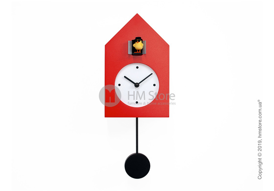 Часы настенные Progetti Freebird Badass Wall Clock, Red