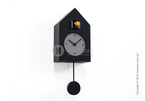 Часы настенные Progetti Freebird Badass Wall Clock, Black