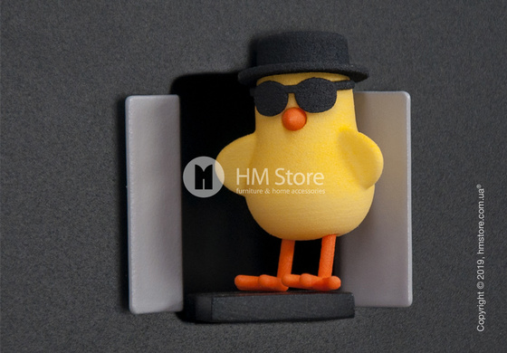 Часы настенные Progetti Freebird Badass Wall Clock, Black