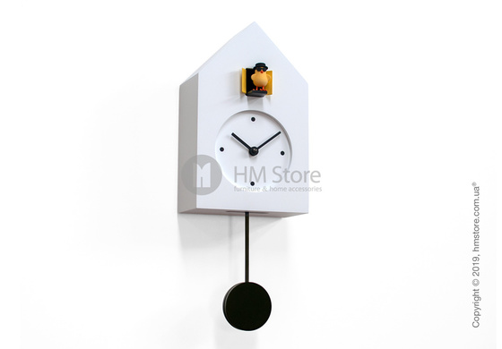 Часы настенные Progetti Freebird Badass Wall Clock, White