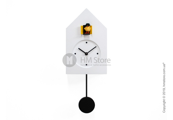 Часы настенные Progetti Freebird Badass Wall Clock, White