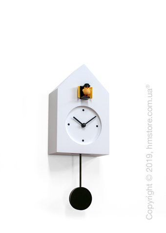 Часы настенные Progetti Freebird Badass Wall Clock, White