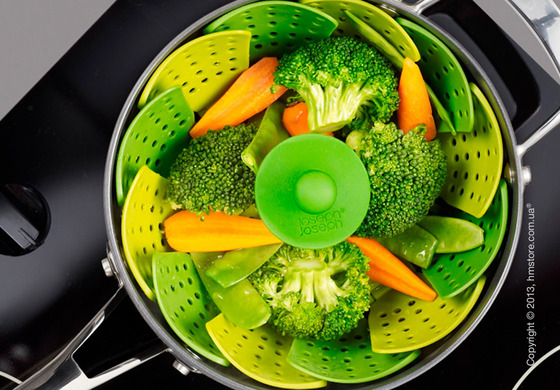 Корзина для варки на пару Joseph Joseph Lotus, Зеленая