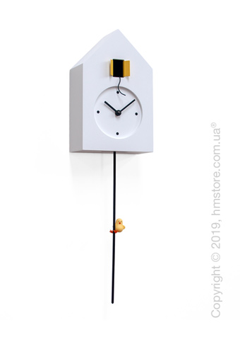 Часы настенные Progetti Freebird Tarzan Wall Clock, White