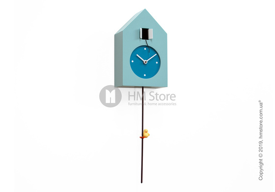 Часы настенные Progetti Freebird Tarzan Wall Clock, Light Blue