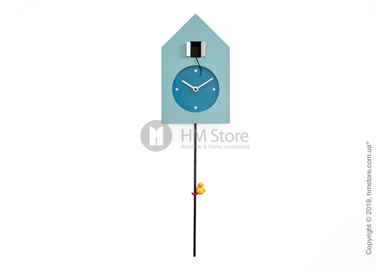 Часы настенные Progetti Freebird Tarzan Wall Clock, Light Blue