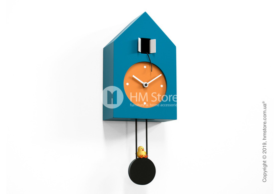 Часы настенные Progetti Freebird Wall Clock, Blue