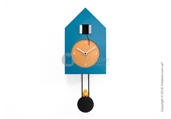 Часы настенные Progetti Freebird Wall Clock, Blue