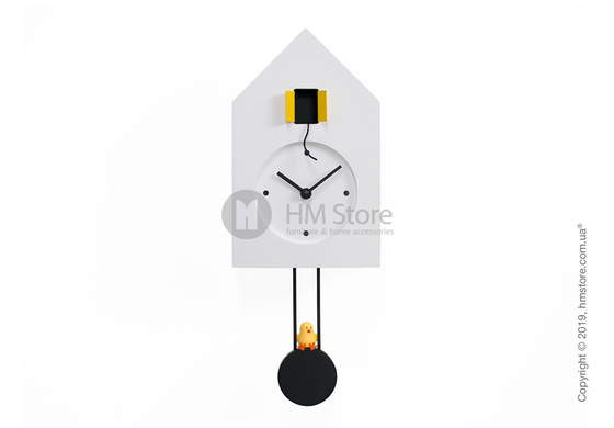 Часы настенные Progetti Freebird Wall Clock, White