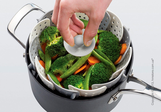 Корзина для варки на пару Joseph Joseph Lotus, Серая