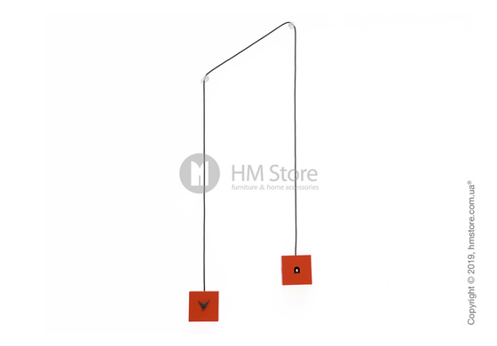 Часы настенные Progetti TuTu Wall Clock, Red