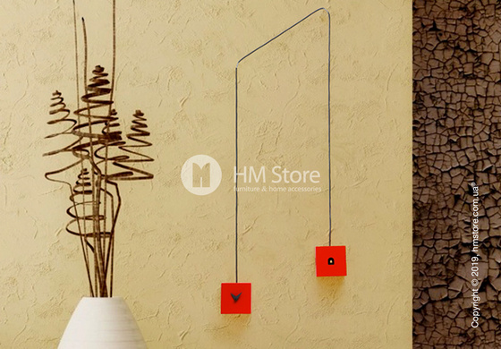 Часы настенные Progetti TuTu Wall Clock, Red