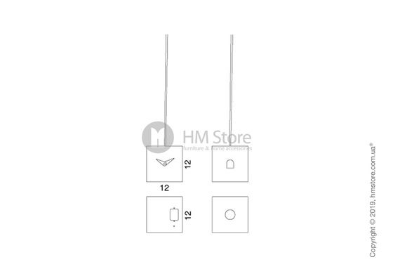 Часы настенные Progetti TuTu Wall Clock, White