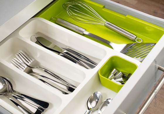 Ящик для столовых приборов Joseph Joseph Drawer Store Cutlery Tray, Зеленый