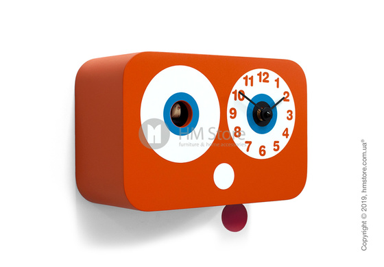 Часы настенные Progetti Cucchino Wall Clock, Orange