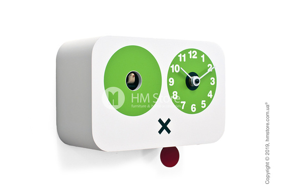 Часы настенные Progetti Cucchino Wall Clock, White