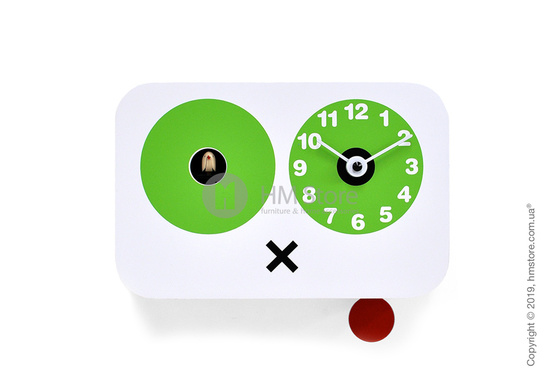 Часы настенные Progetti Cucchino Wall Clock, White