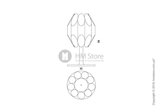 Подставка для зонтов Progetti Bach, White