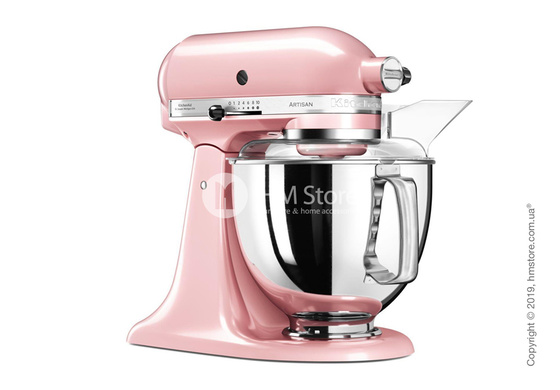 Планетарный миксер KitchenAid Artisan Series 5-Quart Tilt-Head Stand Mixer Plus Bowl 4.8 л, Silk Pink