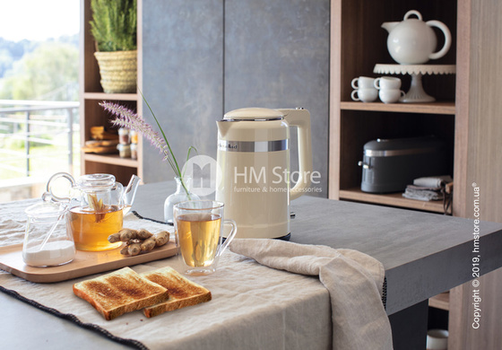 Чайник электрический KitchenAid Design Kettle 1.5 л, Almond Cream Чайник электрический KitchenAid Design Kettle 1.5 л, Almond Cream