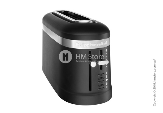 Тостер KitchenAid Design Long 1-Slot Toaster, Matte Black