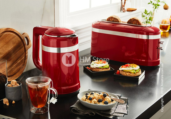 Тостер KitchenAid Design Long 1-Slot Toaster, Empire Red