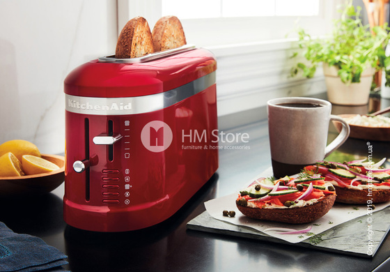 Тостер KitchenAid Design Long 1-Slot Toaster, Empire Red