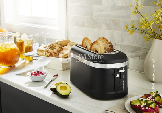 Тостер KitchenAid Design Long 2-Slot Toaster, Matte Black