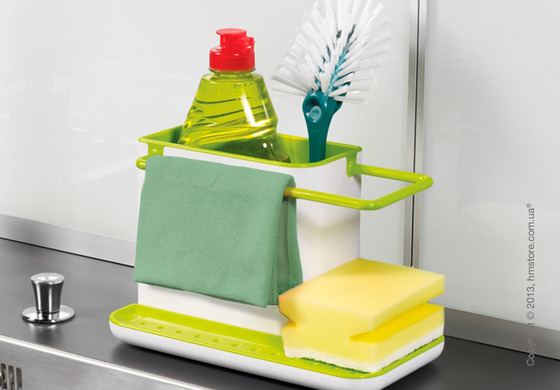 Подставка для кухонных принадлежностей Joseph Joseph Caddy, Бело-зеленая