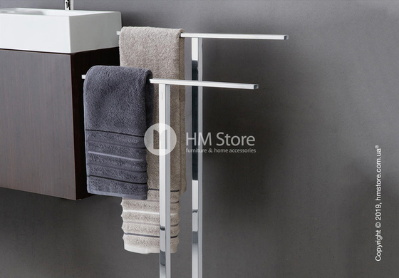 Стойка для полотенец Blomus Menoto Standing Towel Rail, Polished Stainless Steel