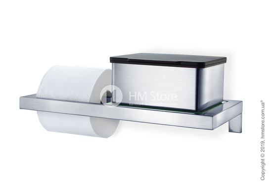 Держатель для туалетной бумаги Blomus Menoto Shelf Holder, Matt Stainless Steel