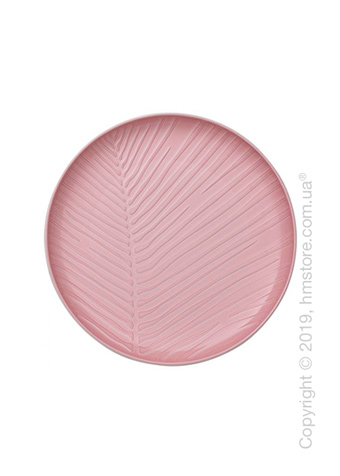 Тарелка столовая мелкая Villeroy & Boch коллекция it's my match Leaf, 24 см, Powder