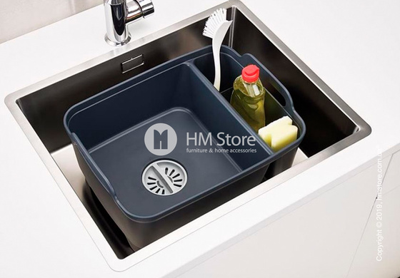 Емкость для мытья посуды Joseph Joseph Wash & Drain Store, Grey  Емкость для мытья посуды Joseph Joseph Wash & Drain Store, Grey