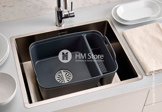 Емкость для мытья посуды Joseph Joseph Wash & Drain Store, Grey  Емкость для мытья посуды Joseph Joseph Wash & Drain Store, Grey