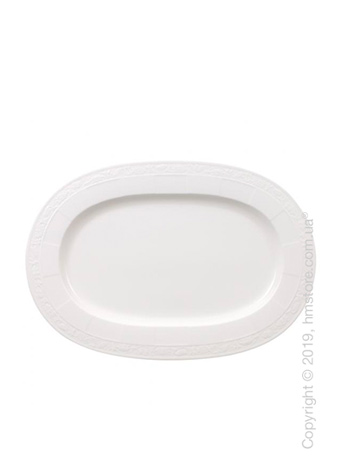 Блюдо для подачи овальное Villeroy & Boch коллекция White Pearl, 41 см