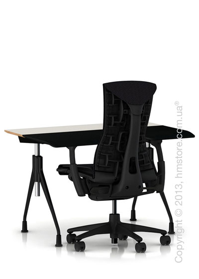Комплект – стол Herman Miller Envelop Desk, кресло Embody Chair