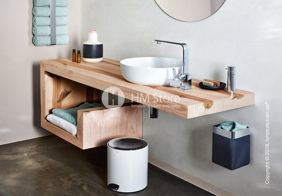 Корзина для белья Blomus коллекция Nexio, Antrazit and Matt stainless steel