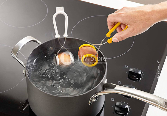 Набор из 2-х щипцов для варки яиц Joseph Joseph O-Tongs, White and Yellow