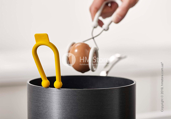 Набор из 2-х щипцов для варки яиц Joseph Joseph O-Tongs, White and Yellow