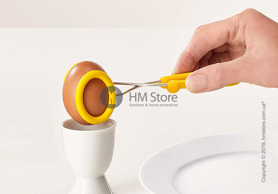 Набор из 2-х щипцов для варки яиц Joseph Joseph O-Tongs, White and Yellow