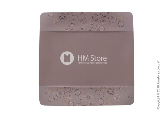 Тарелка десертная мелкая Villeroy & Boch коллекция Modern Grace Grey 23x23 см, Grey