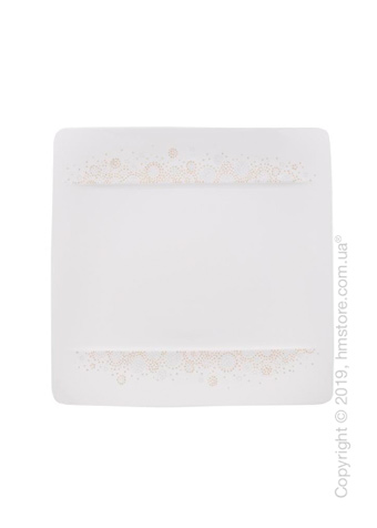 Тарелка десертная мелкая Villeroy & Boch коллекция Modern Grace Grey, 23x23 см