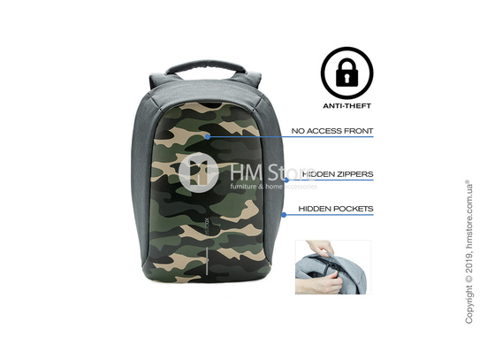 Рюкзак XD Design Bobby Compact, Camouflage Green