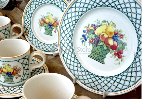 Тарелка столовая мелкая Villeroy & Boch коллекция Basket Garden, 27 см