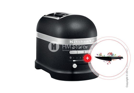 Тостер KitchenAid Artisan 2-Slice Automatic Toaster, Cast Iron Black