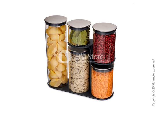 Набор емкостей на подставке Joseph Joseph Podium 100, Grey