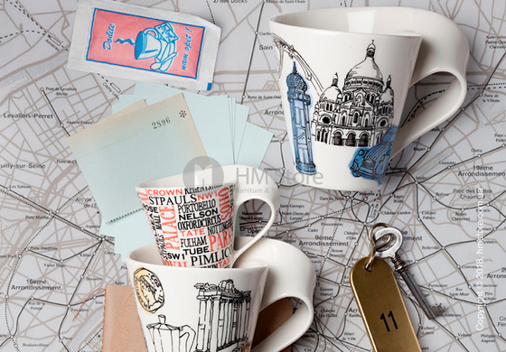 Чашка Villeroy & Boch коллекция New Wave Caffè, серия Cities of the World 300 мл, Paris