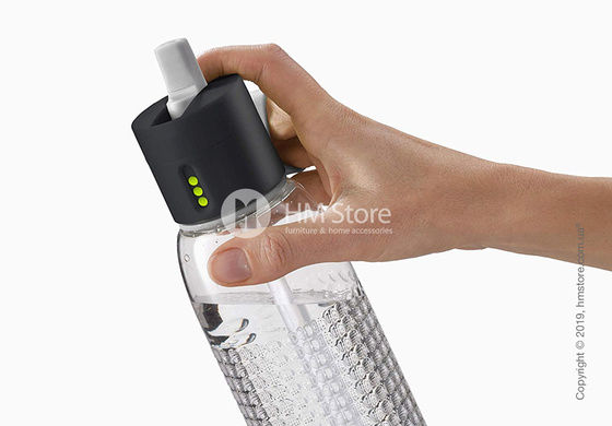 Бутылка для воды Joseph Joseph Dot Active with Hydration Counting Lid, Grey 750 мл