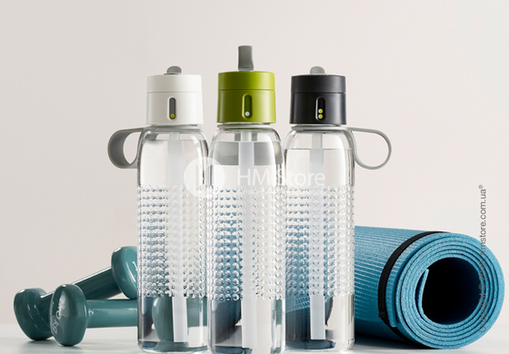 Бутылка для воды Joseph Joseph Dot Active with Hydration Counting Lid, Green 750 мл Бутылка для воды Joseph Joseph Dot Active with Hydration Counting Lid, Green 750 мл